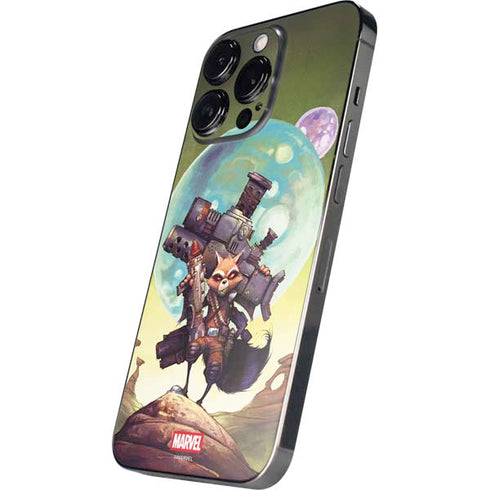 Marvel Rocket Raccoon Armored Arsenal iPhone 14 Pro Skin